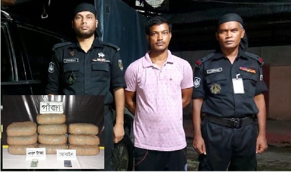 কুমিল্লায় ২৫ কেজি গাঁজাসহ গ্রেফতার ০১